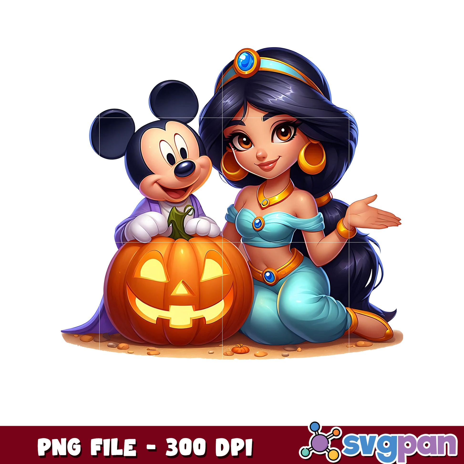 Jasmine and mickey png, disney princess png, disneyland halloween png