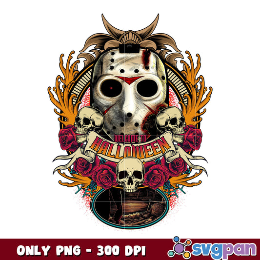 Horror Characters Tee png, Horror Friend Halloween png 