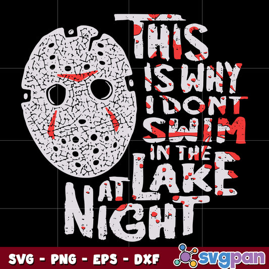 Jason Scary This I Why I Dont Swim svg