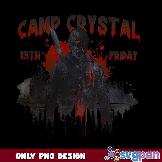 Jason Voorhees Camp Crystal Lake PNG, Friday 13th PNG, Halloween PNG