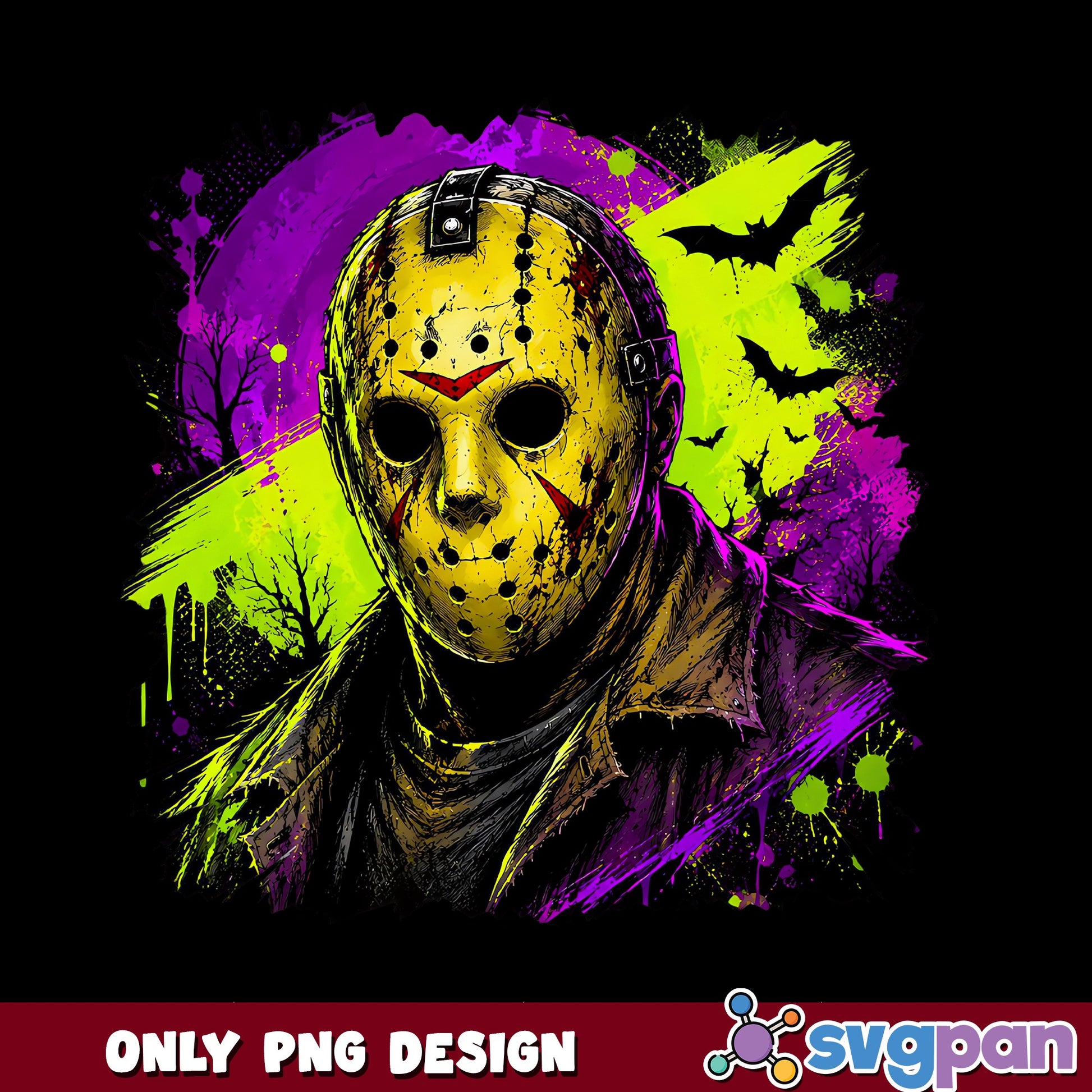 Jason Voorhees Halloween PNG, Horror Movie Killer PNG, Friday The 13th PNG