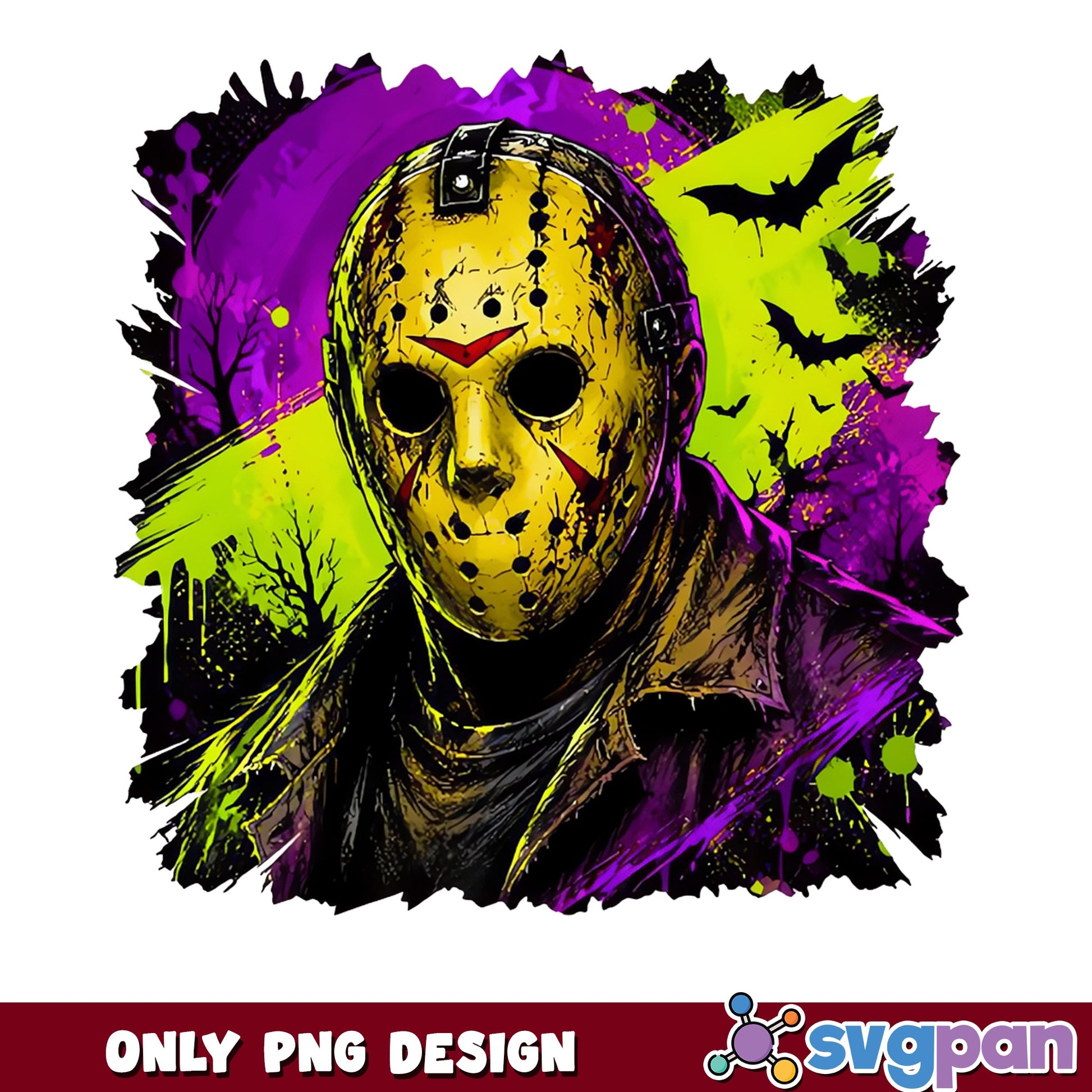 Jason Voorhees Halloween PNG, Horror Movie PNG, Scary Mask PNG