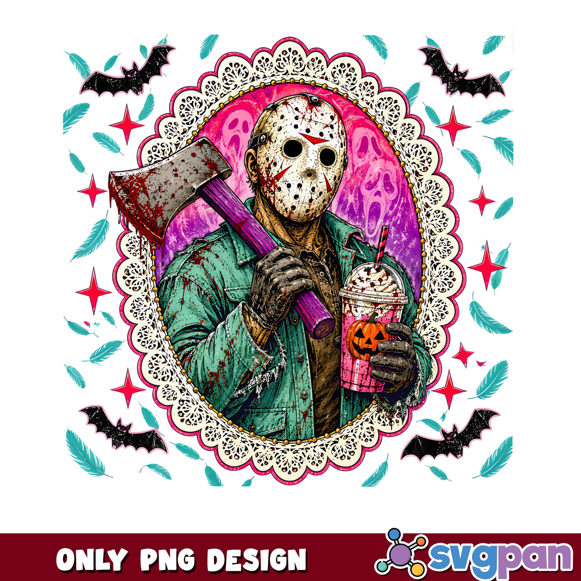 Jason Voorhees Halloween PNG, Horror Movie PNG, Spooky PNG