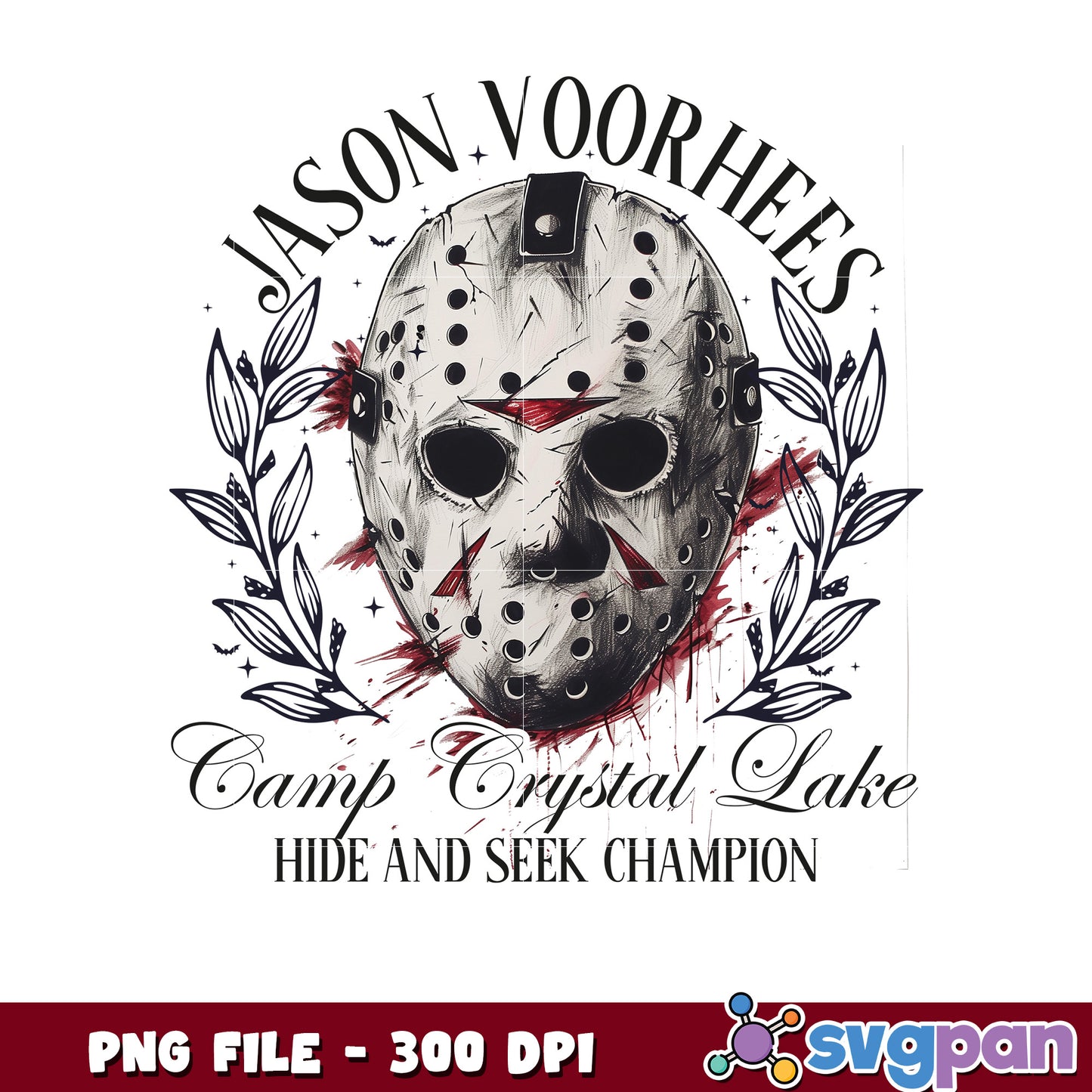 Jason hide and seek champion png, halloween time png, horror characters ​png