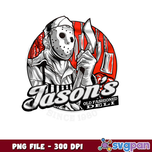Jasons old fashion png, halloween time png, horror characters ​png