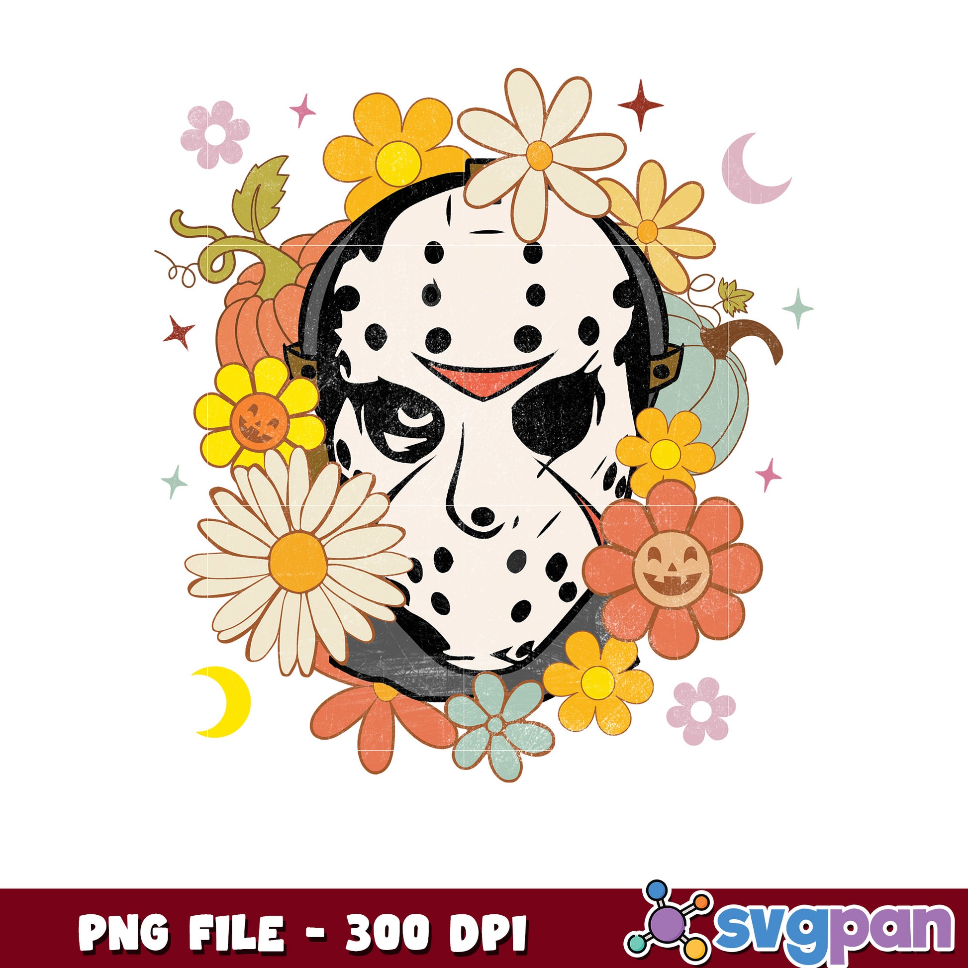 Jason voorhees flowers png, halloween cookies png, halloween horror nights​ ​png