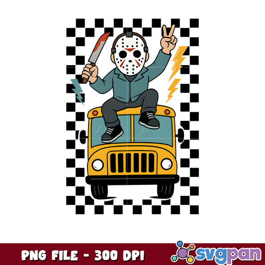 Jason voorhees school bus png