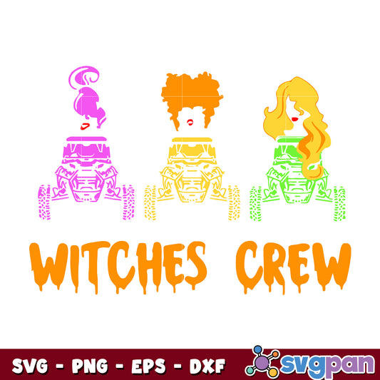 Jeep Hocus Pocus Witches Crew svg