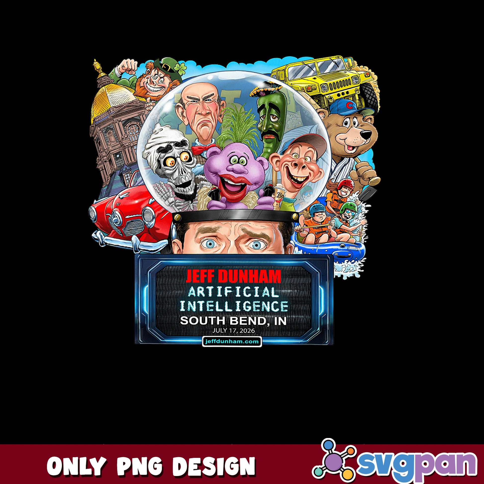 Jeff Dunham Artificial Intelligence Tour PNG, Puppets PNG, Comedy PNG