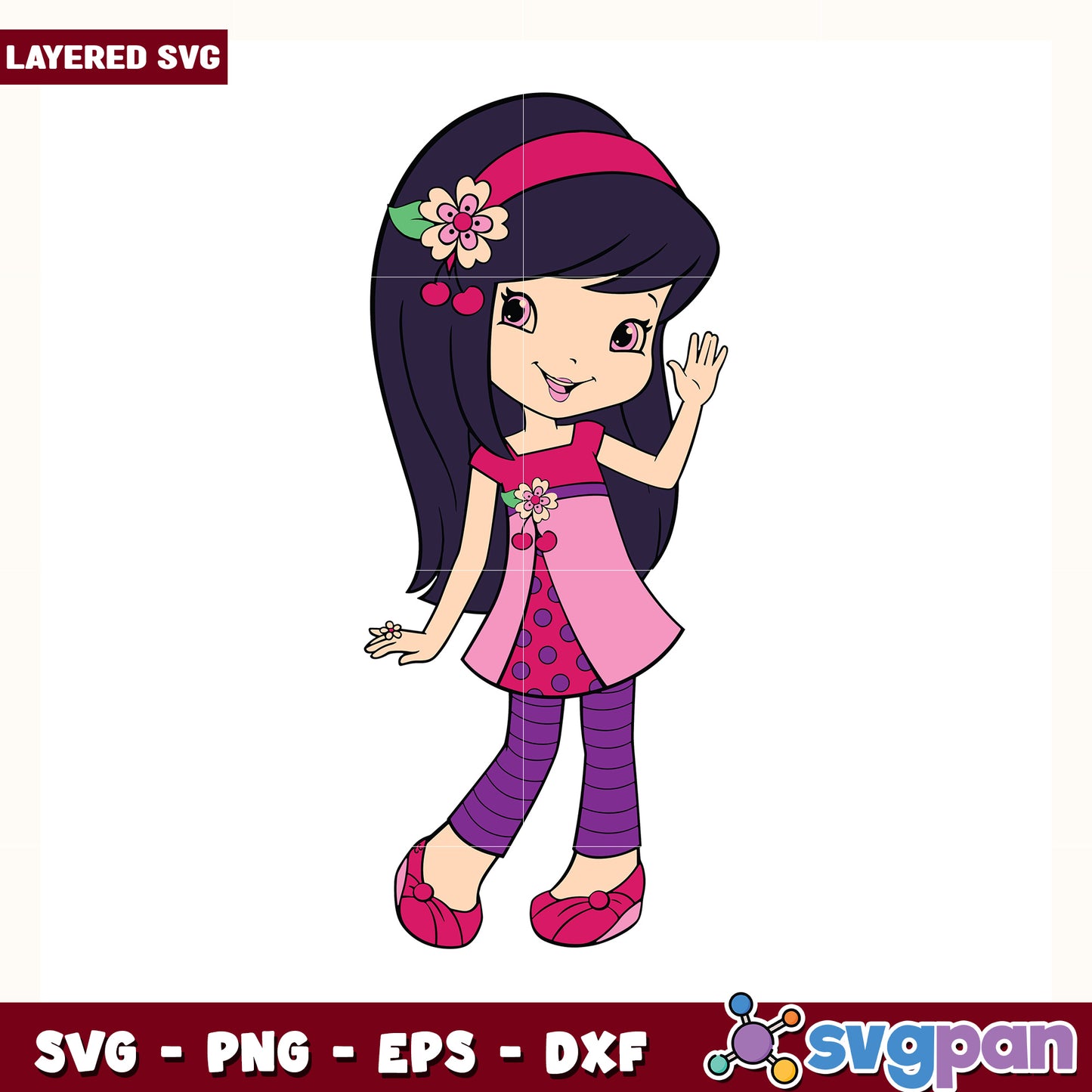 Jerry jam character svg, strawberry shortcake toys svg, sweety girl svg