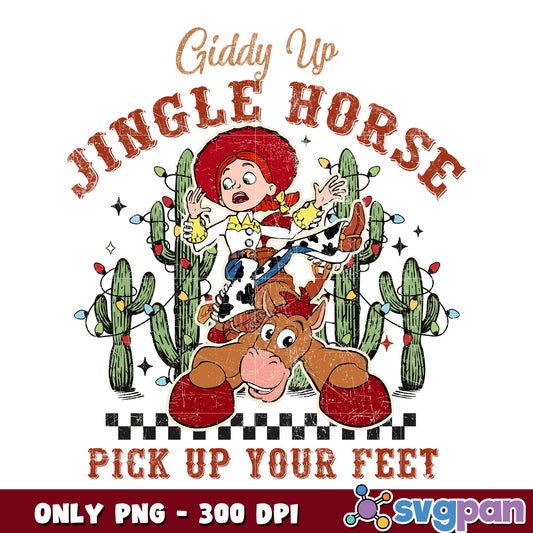 Jessie Giddy Up jingle horse png