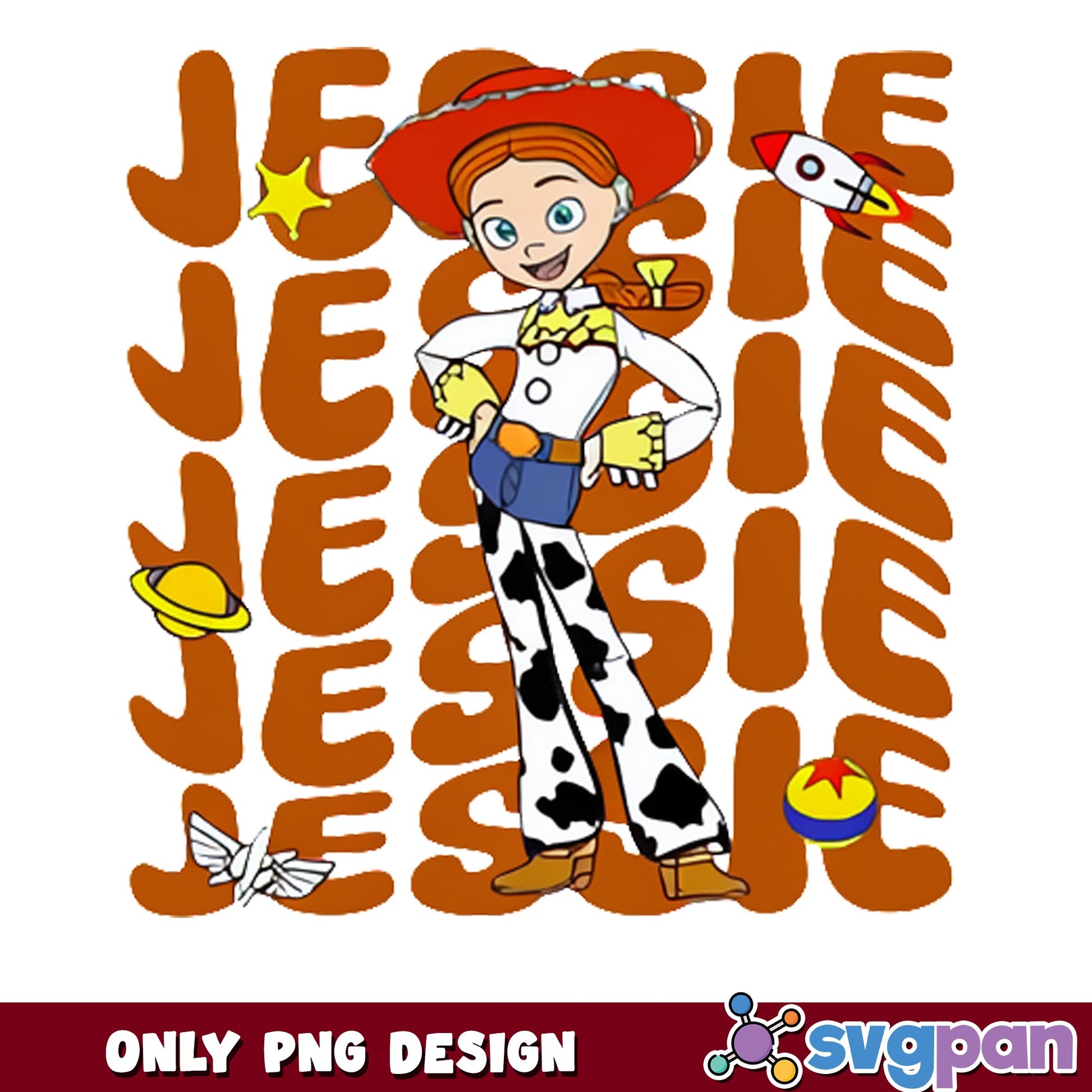 Jessie Toy Story PNG, Disney Pixar Cowgirl PNG, Toy Story PNG