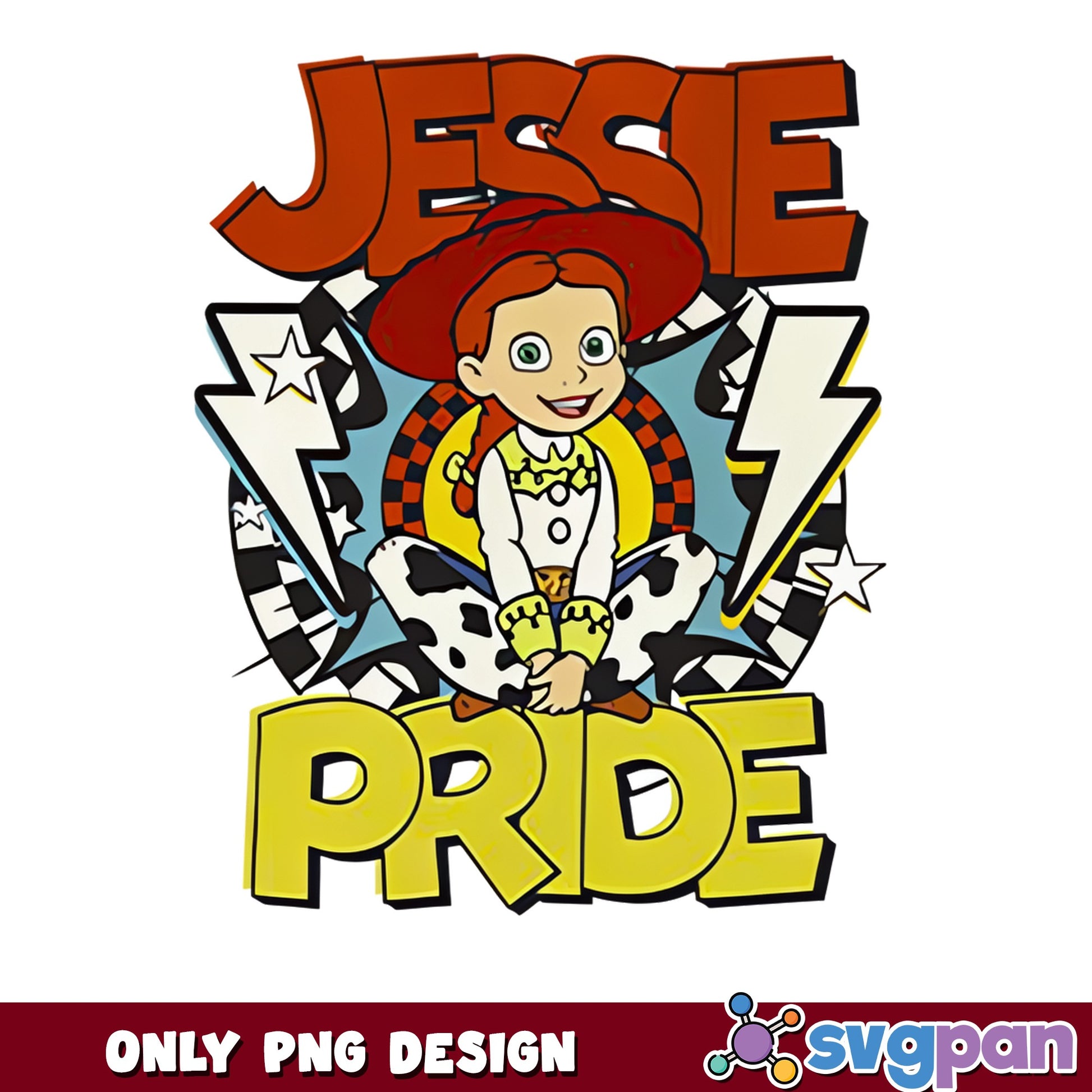 Jessie Toy Story Pride PNG, Disney Cowgirl PNG, Toy Story PNG