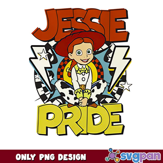 Jessie Toy Story Pride PNG, Disney Cowgirl PNG, Toy Story PNG