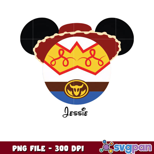 Jessie mickey toy story png, disney plus png, toy story characters png