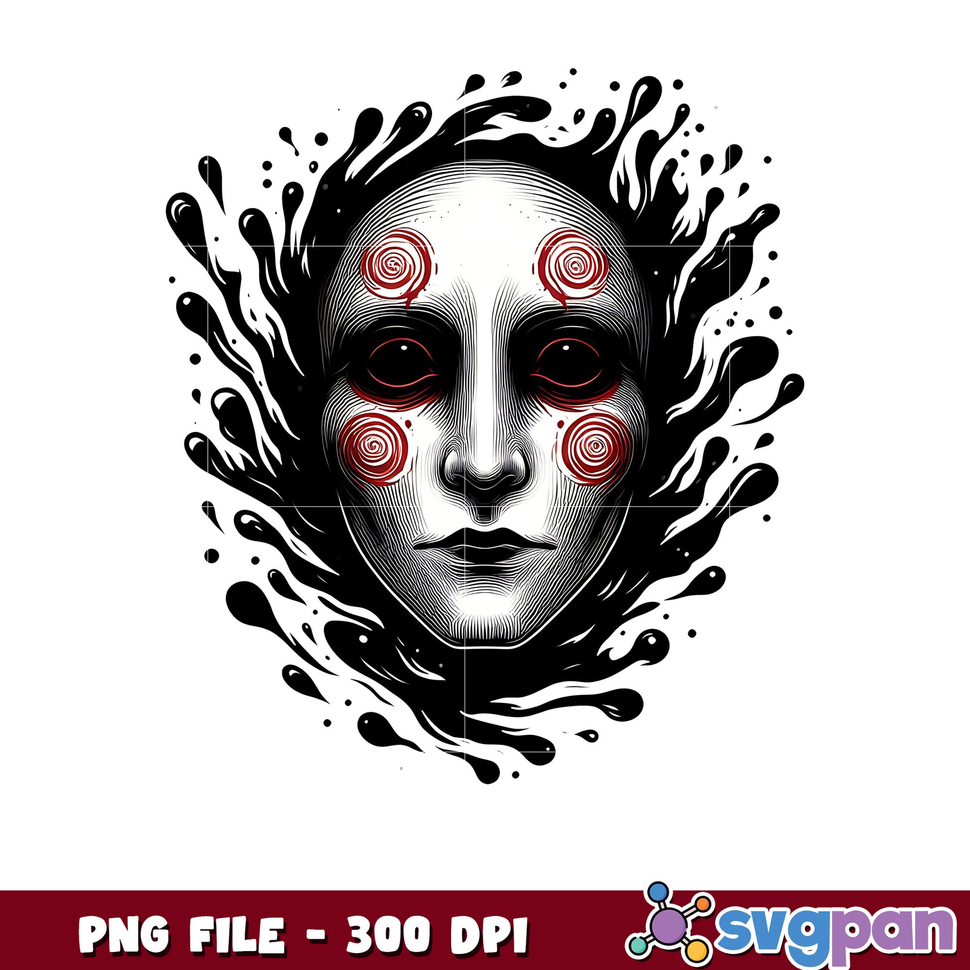 Jigsaw png, horror movie characters png, halloween movies png