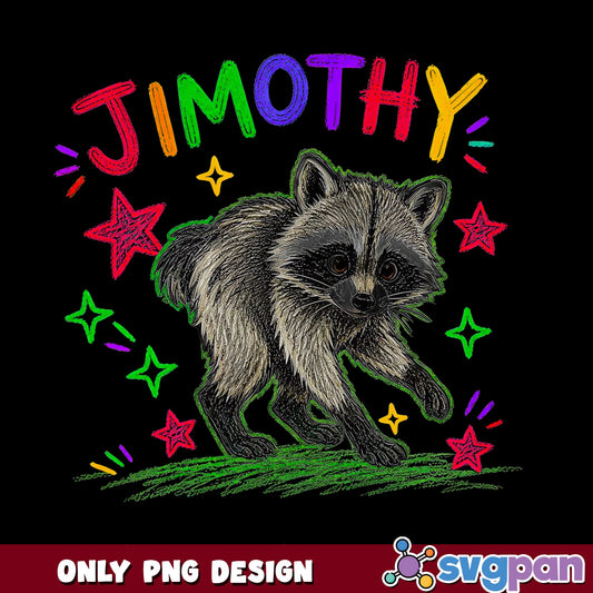 Jimothy Raccoon PNG, Funny Raccoon Meme PNG, Cute Animal PNG