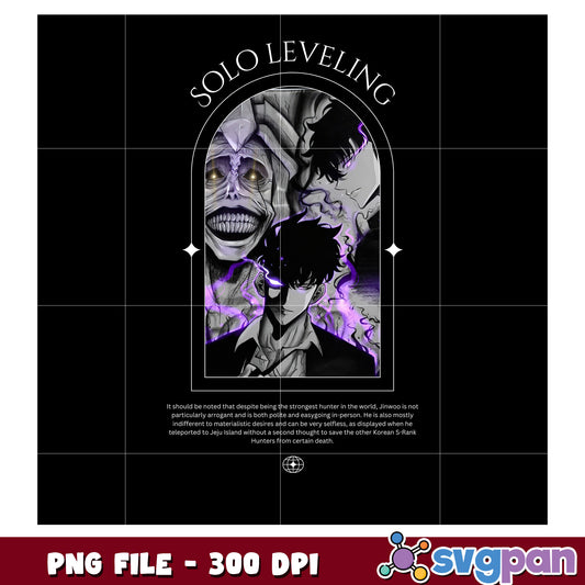 Jin woo design png, webtoon anime​​ png, anime 2025 png