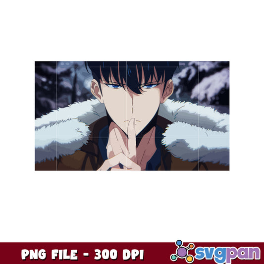 Jin woo in dungeon png, shadow monarch​​ png, solo leveling anime png