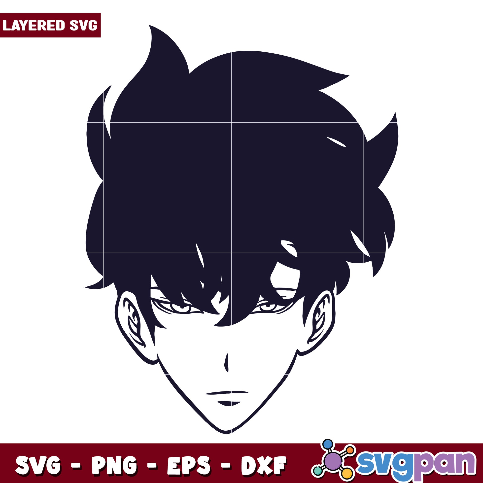 Jin woo level 100 svg, solo leveling svg, sung jin woo svg