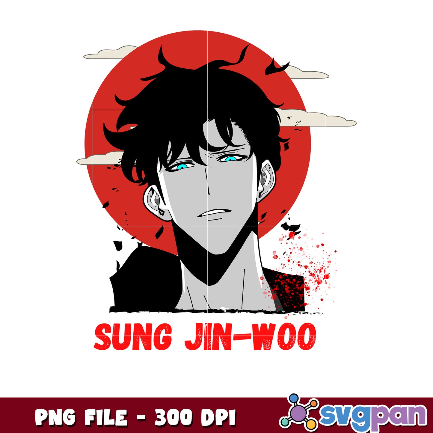 Jin woo logo design png, webtoon anime​​ png, anime 2025 png