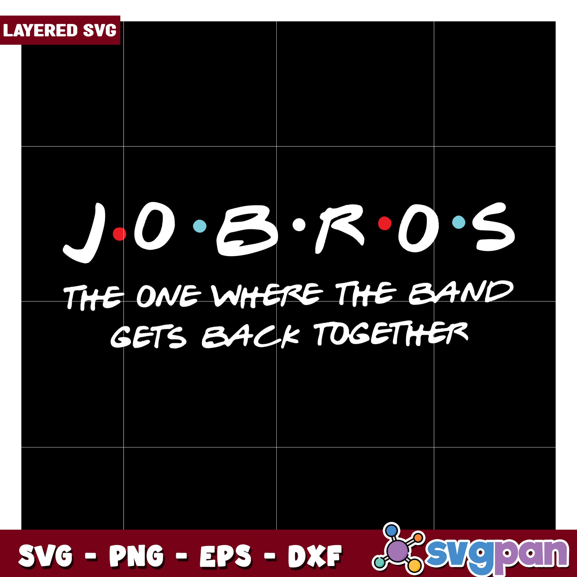 Jobros SVG Design for Band Lovers, perfect for creative projects