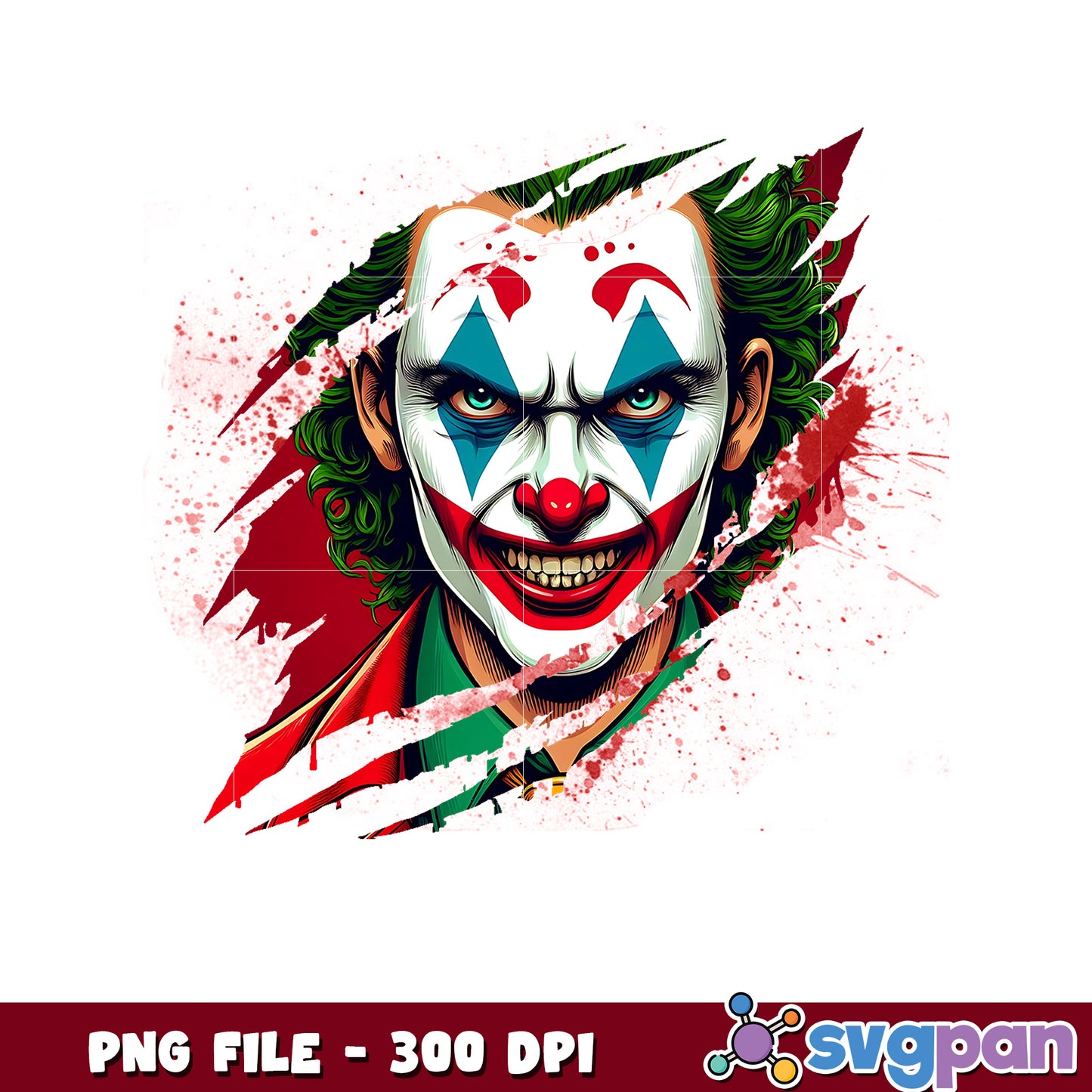 Jocker claws png, horror movie characters png, halloween movies png