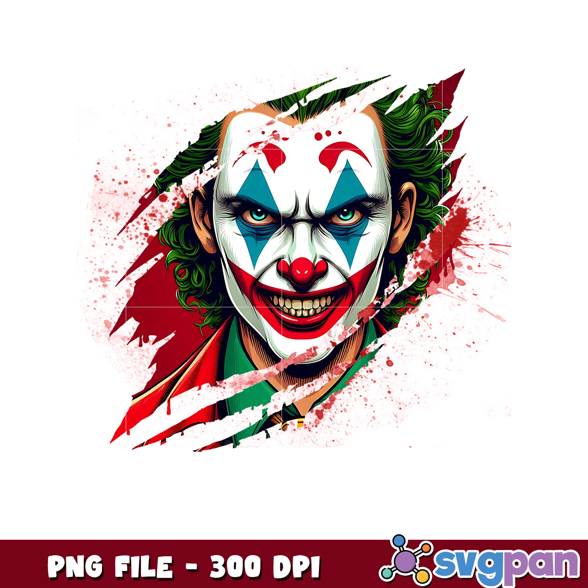 Jocker claws png, horror movie characters png, halloween movies png