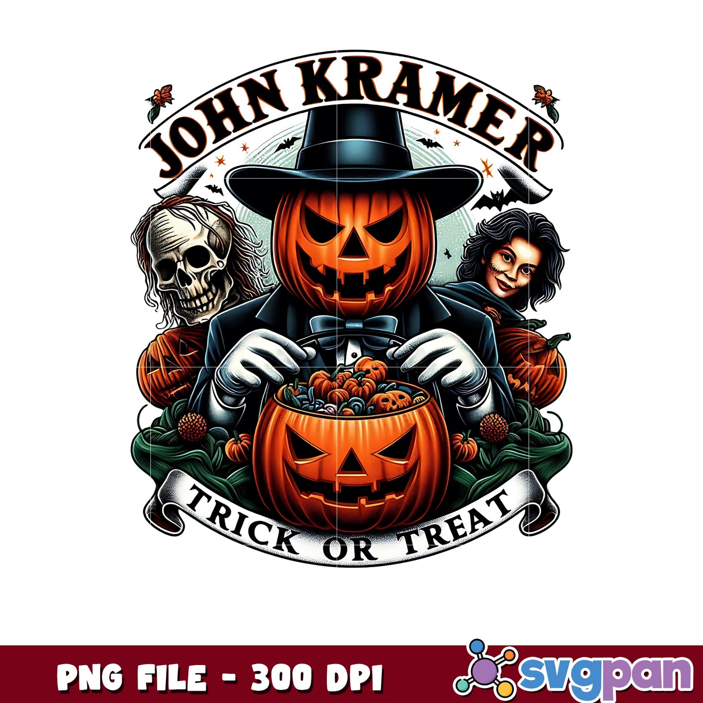 John kramer png, halloween art png, halloween killers png