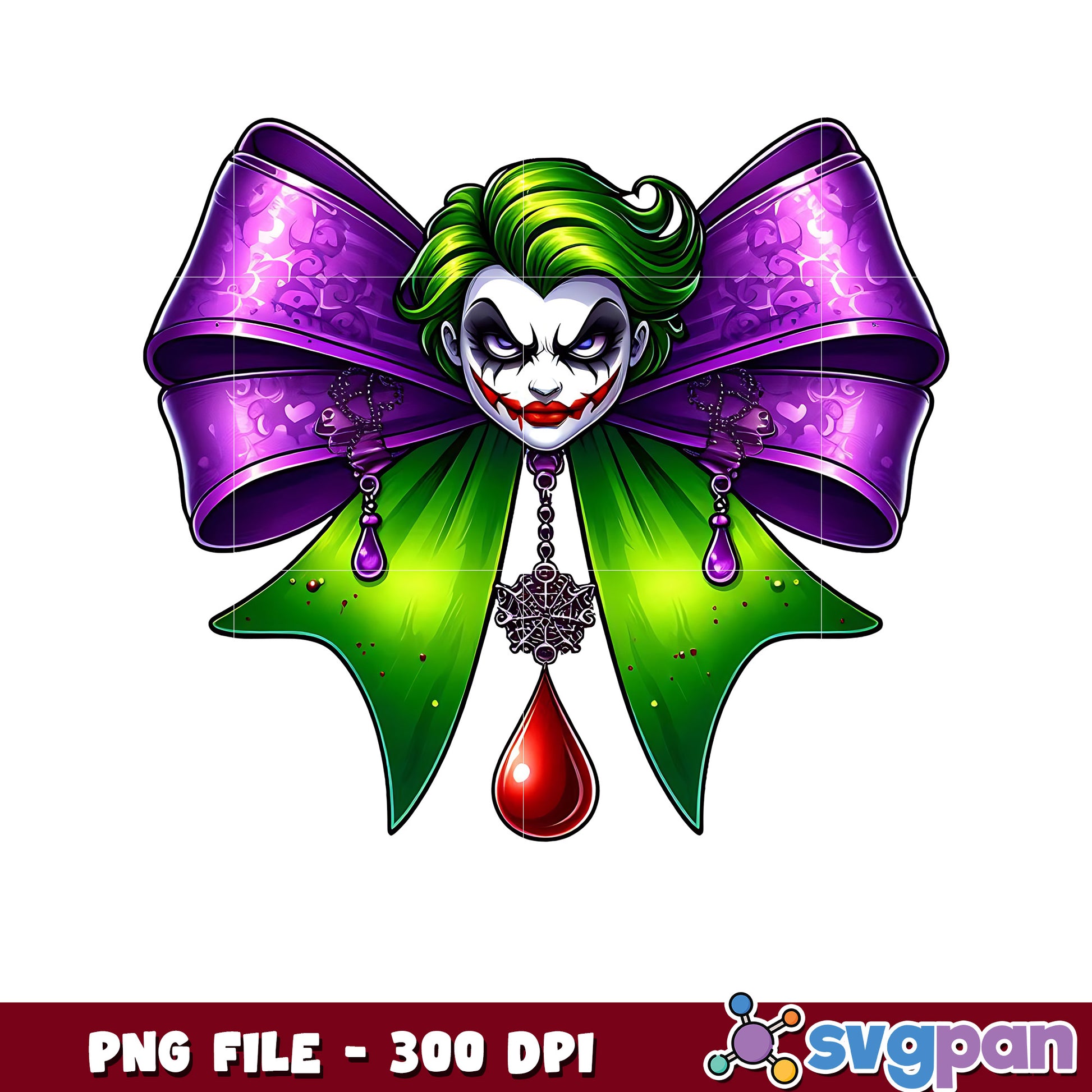 Joker bowtie png, spooky vacation png, avengers decorations​​ ​png