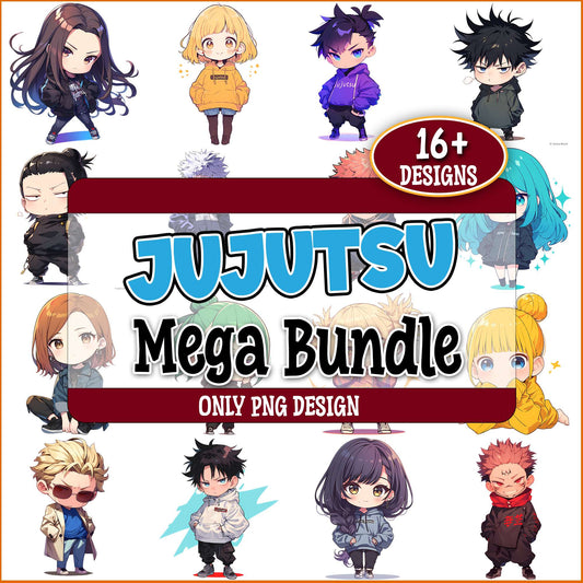 Jujutsu kaisen fashion png bundle
