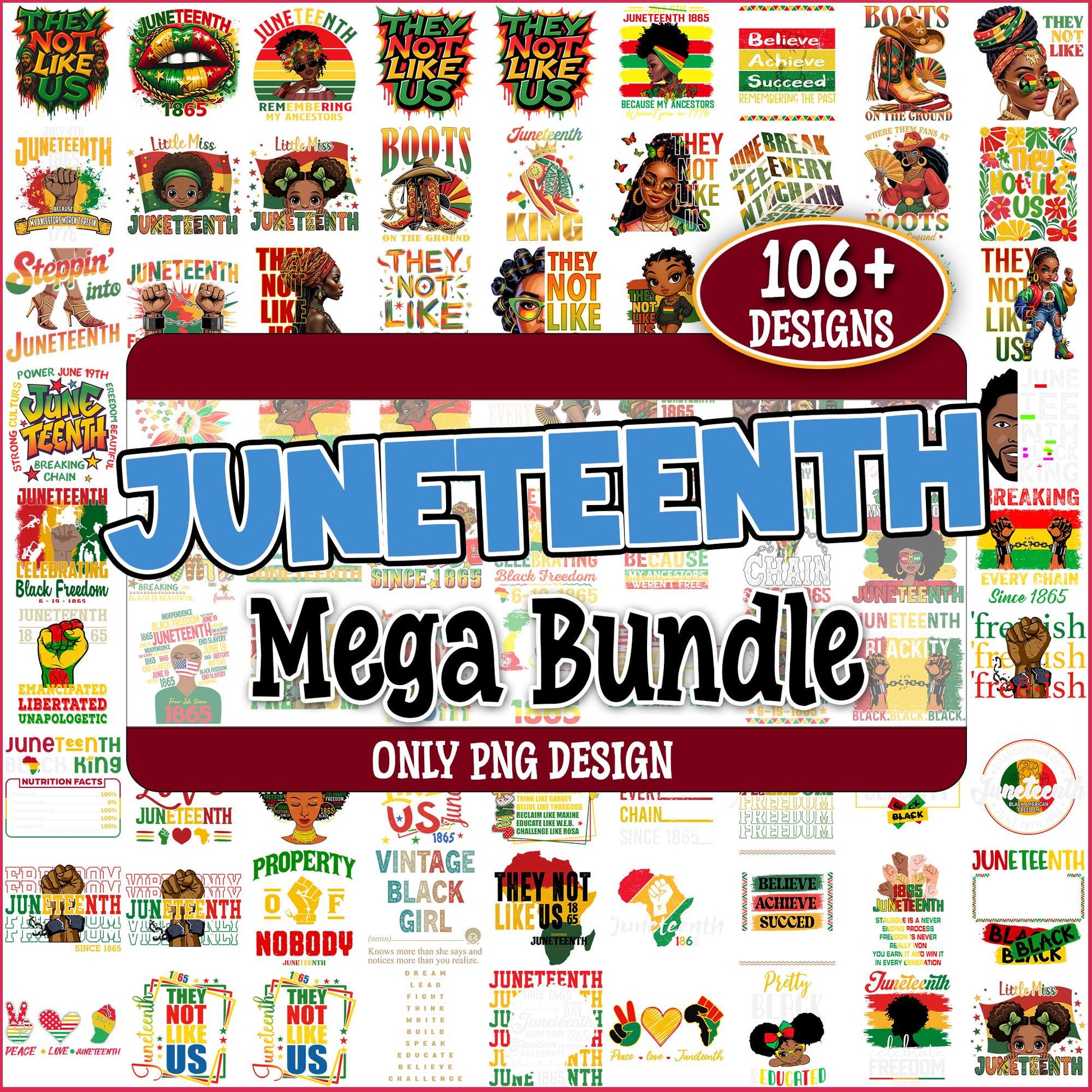 Juneteenth image png bundle