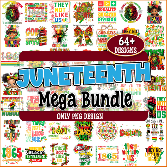 Juneteenth png bundle