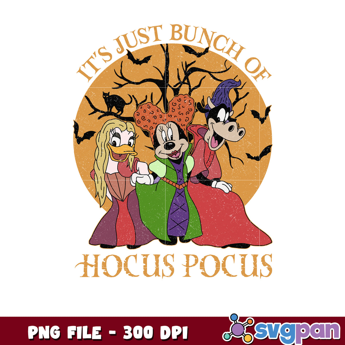 Just a bunch of hocus pocus mickey opng, halloween movies png, halloween candy png