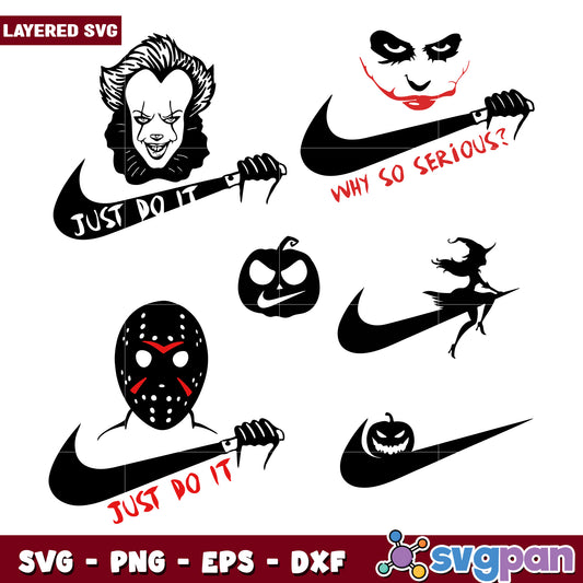 Just do it halloween svg, halloween toys svg, scary and funny svg