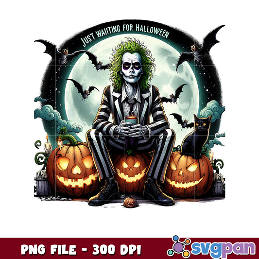 Just waiting for the halloween png, halloween vacation png, halloween toys png