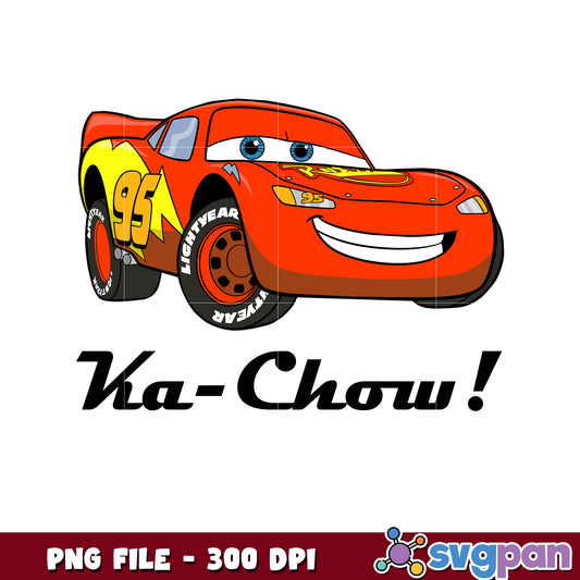Ka chow lightning mc queen png, disney tickets png,  cars movie png