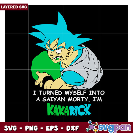 Kakarick SVG Design for Fans of Anime, Unique Art for T-Shirts