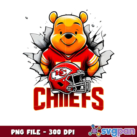 Kansa city chiefs winnie pooh png, nfl games today png, american rugby png