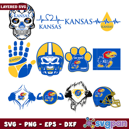Kansas SVG Bundle for Creative Projects and Crafts