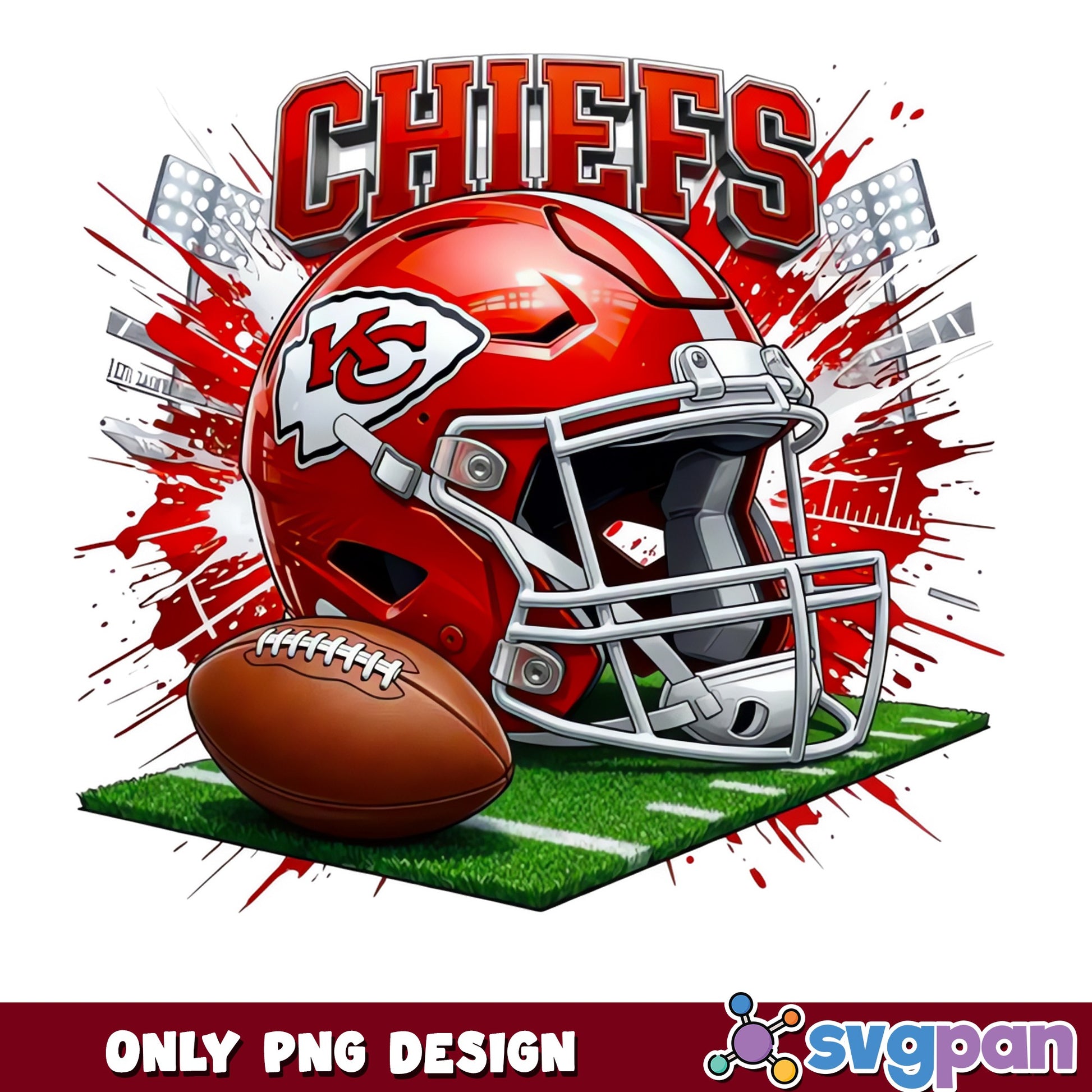 Kansas City Chiefs Football Helmet PNG, Chiefs PNG, NFL PNG