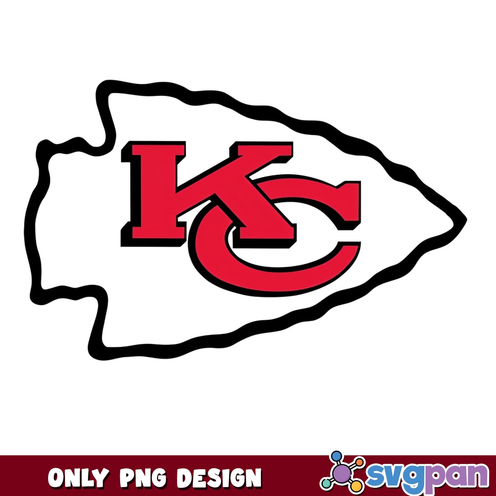 Kansas City Chiefs Logo PNG, KC Chiefs PNG, NFL Football PNG
