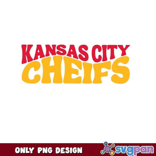 Kansas City Chiefs Wavy PNG, Football Team PNG, KC Chiefs PNG