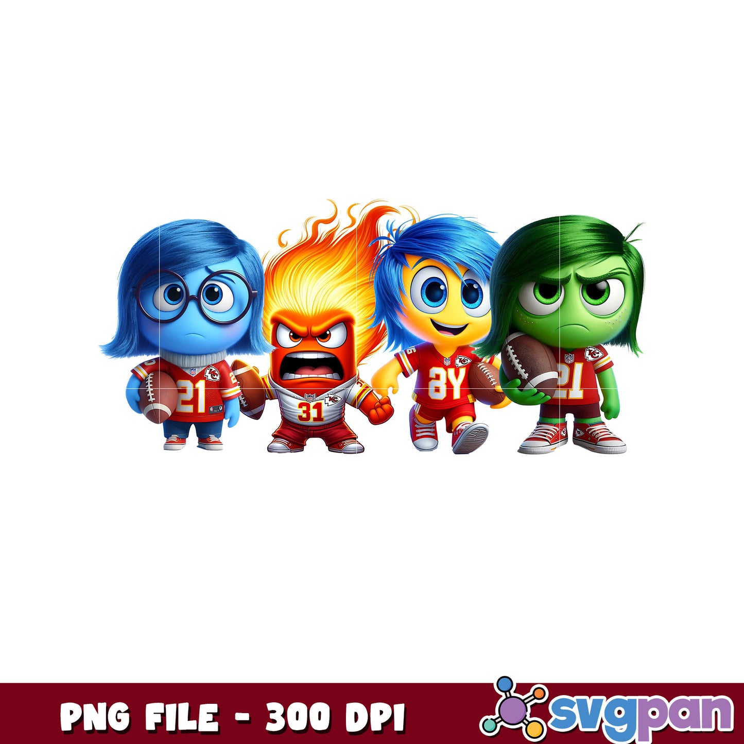 Kansas ciity chiefs png, nfl mvp png, inside out​ chiefs png