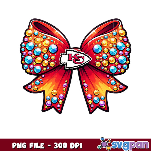 Kansas city chiefs bowtie png, super bowl png, national football league png