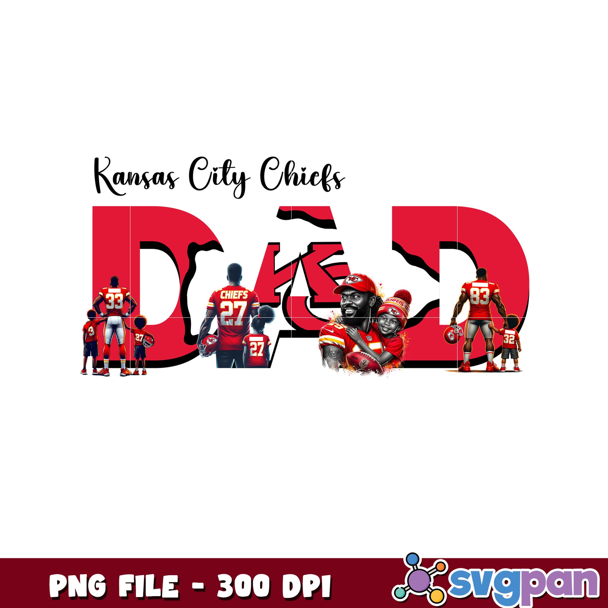 Kansas city chiefs dad png, national football league png, amercan football png