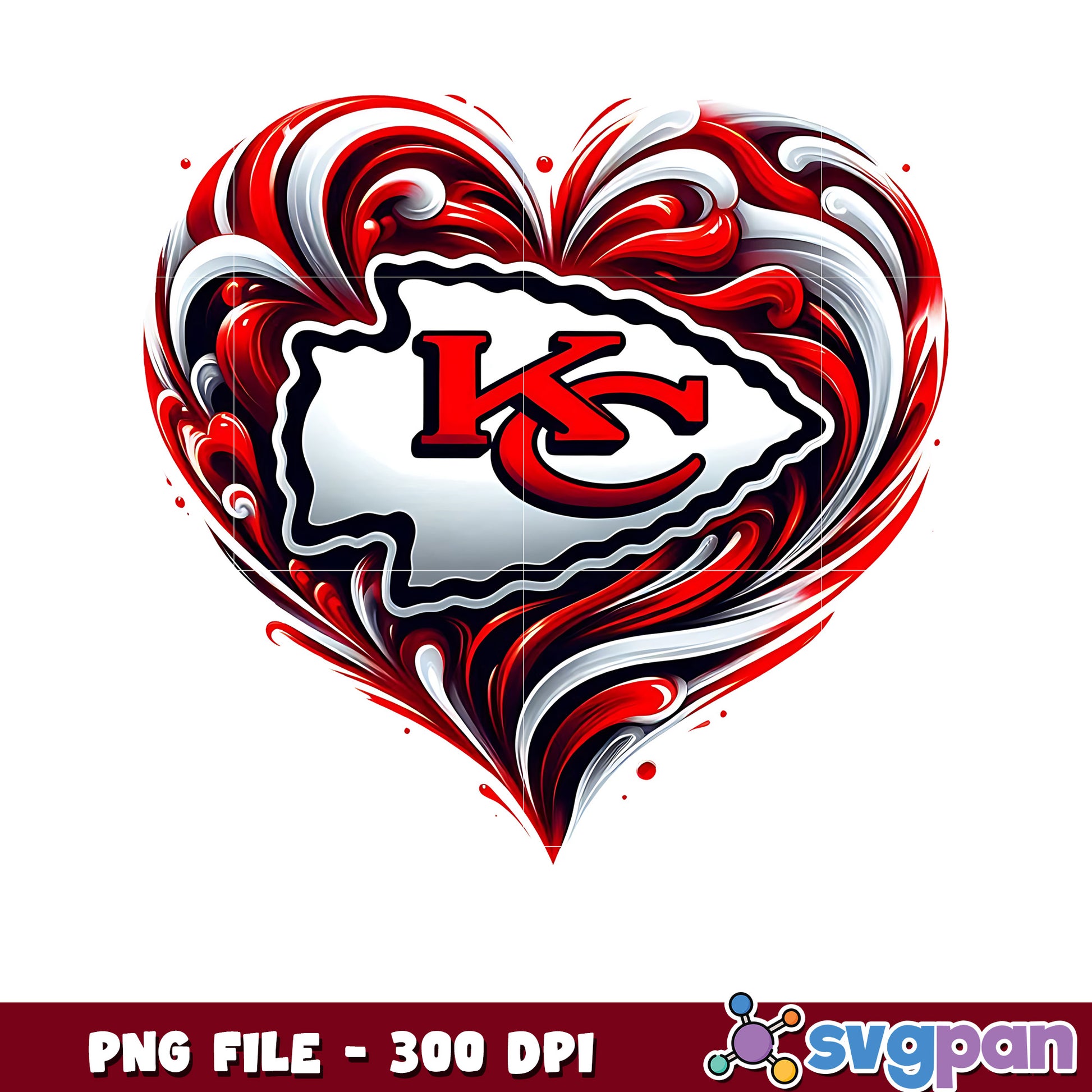 Kansas city chiefs heart png, nfl reddit​ png, nfl network​ png