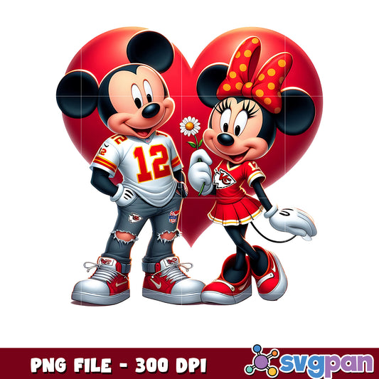 Kansas city chiefs mickey minnie png, nfl picture png, nfl pre season png