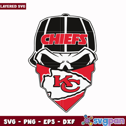 Kansas city chiefs skull svg, nfl schedule svg, nfl chiefs svg