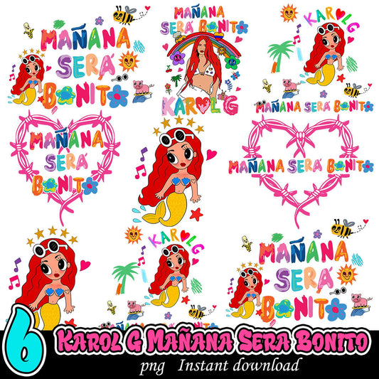 Karol G Manana Sera Bonito PNG Bundle